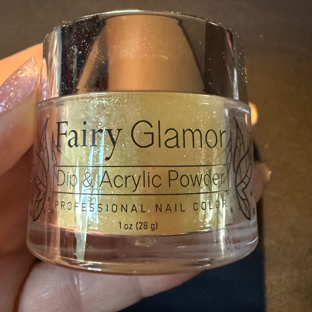 Fairy Glamor Dip & Acrylic Powder - Lemon Meringue Pie